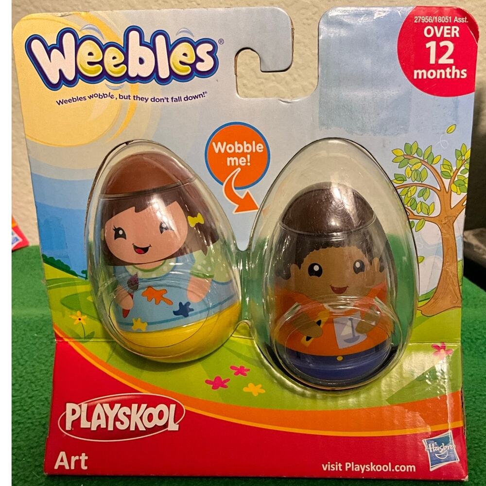 New in Package Playskool Kids Weebles Wobbles ART 2010 Fast Ship
